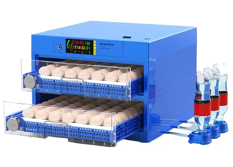 Automatic 256 PCS Egg Incubator,Electric 110-220V Power 80W, Duck Goose Chicken Quail,98% Incubation Rate,Easy And Safe To Use