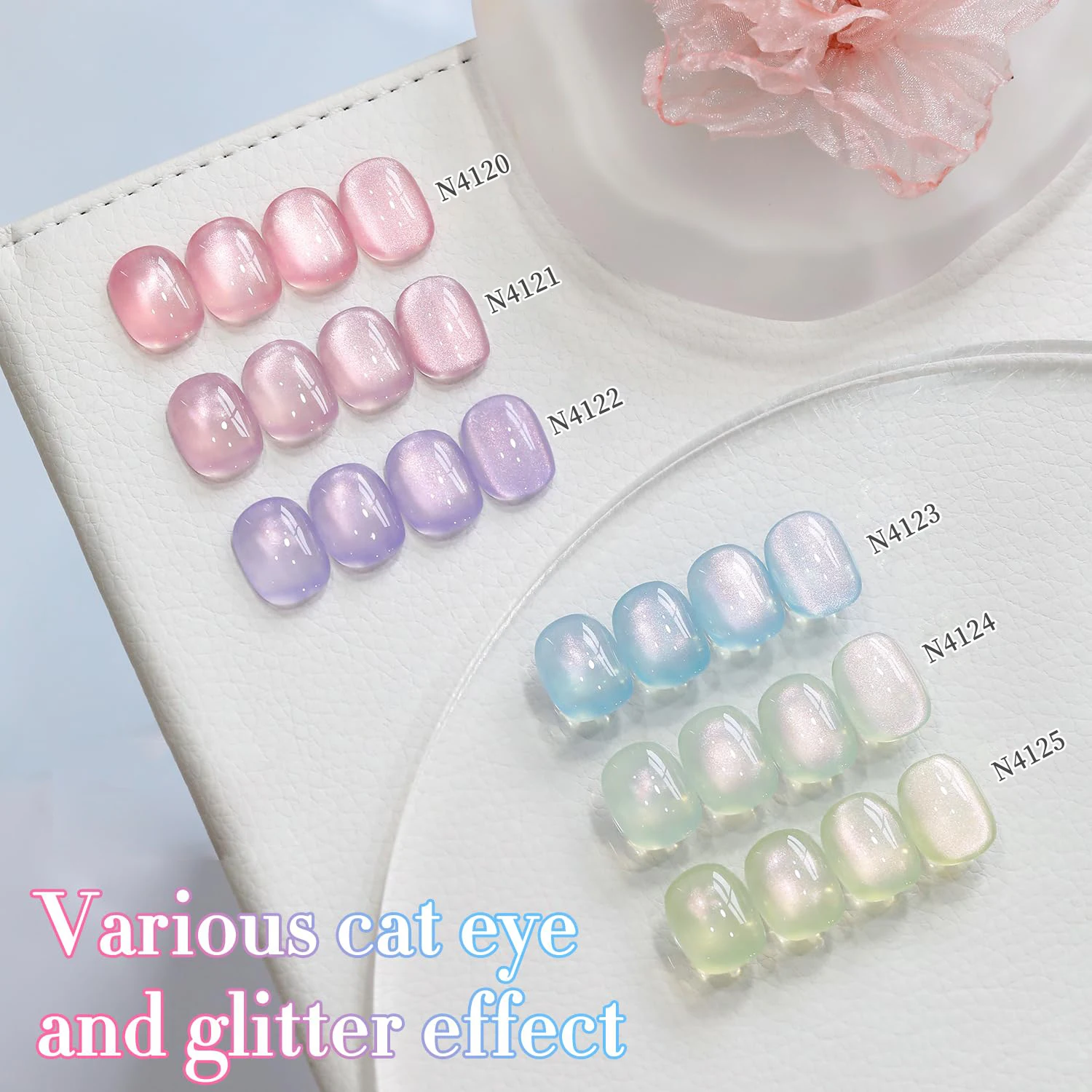 Ensemble de vernis à ongles œil de chat contient des aimants 6 couleurs 7.5ml Gel à ongles magnétique réfléchissant oeil de chat trempage LED Gel Salon ongles féminins