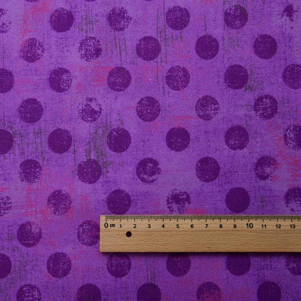 145x50cm 20s Reine Baumwolle 16mm Polka Dot Stoff DIY Material Bunte Gesprenkelte Textur Wasser-Jade-Punkt Baumwoll-Nähstoff – Detail 11