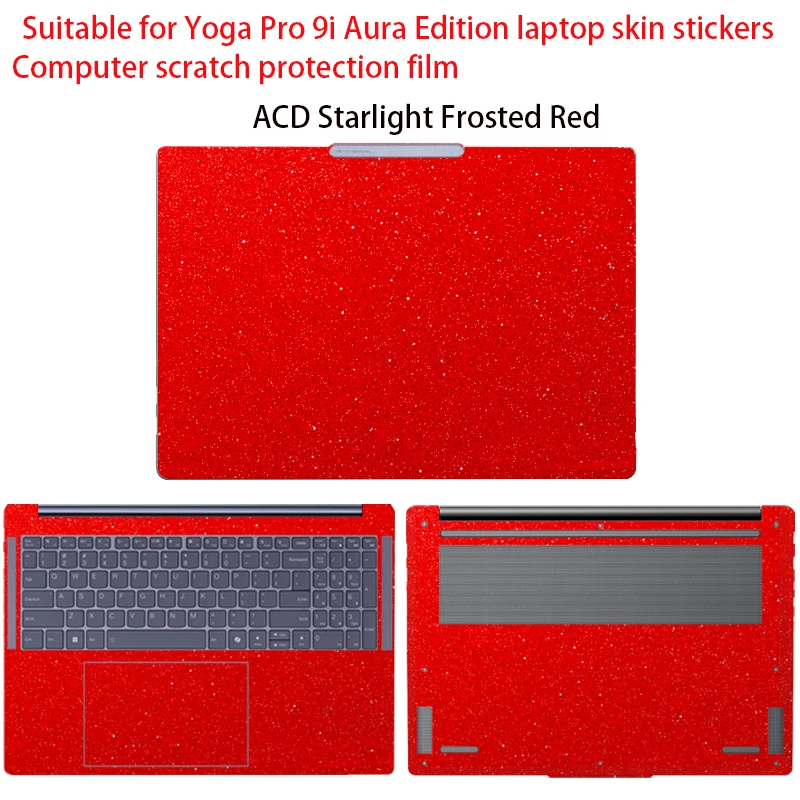 For 2024 Lenovo Yoga Pro 9i Gen9 Laptop Skin Stickers Yoga Pro 9 16IMH9 Vinyl Stickers 16IRP8 2023 Computer Body Protective Film
