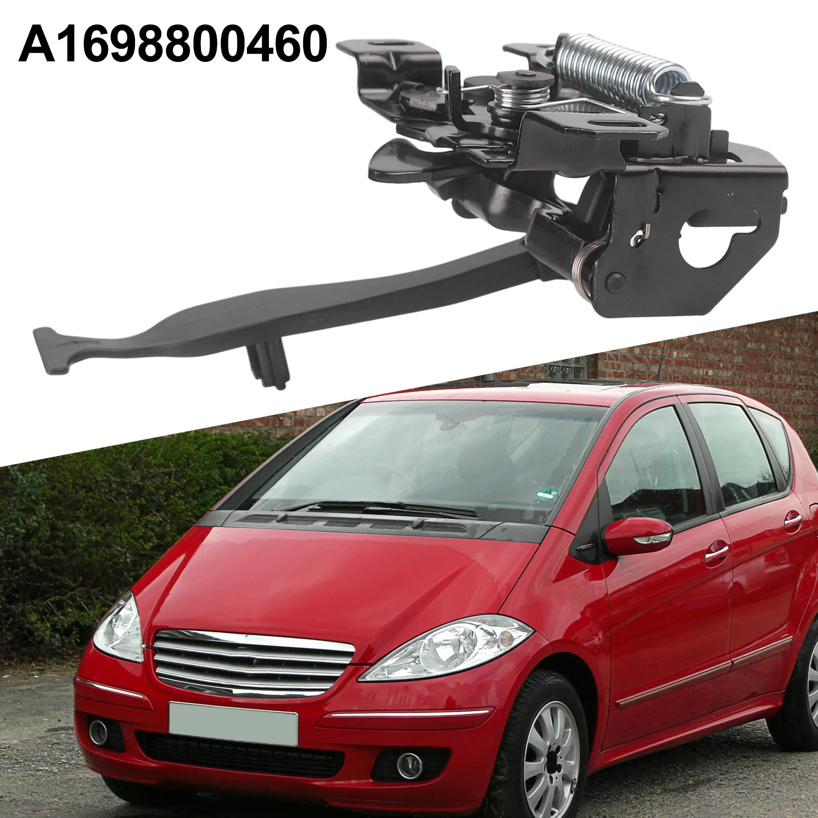Metal Bonnet Release Handle for Mercedes W169 A Class with OEM Number A1698800460 Replacement Part for Maintenance