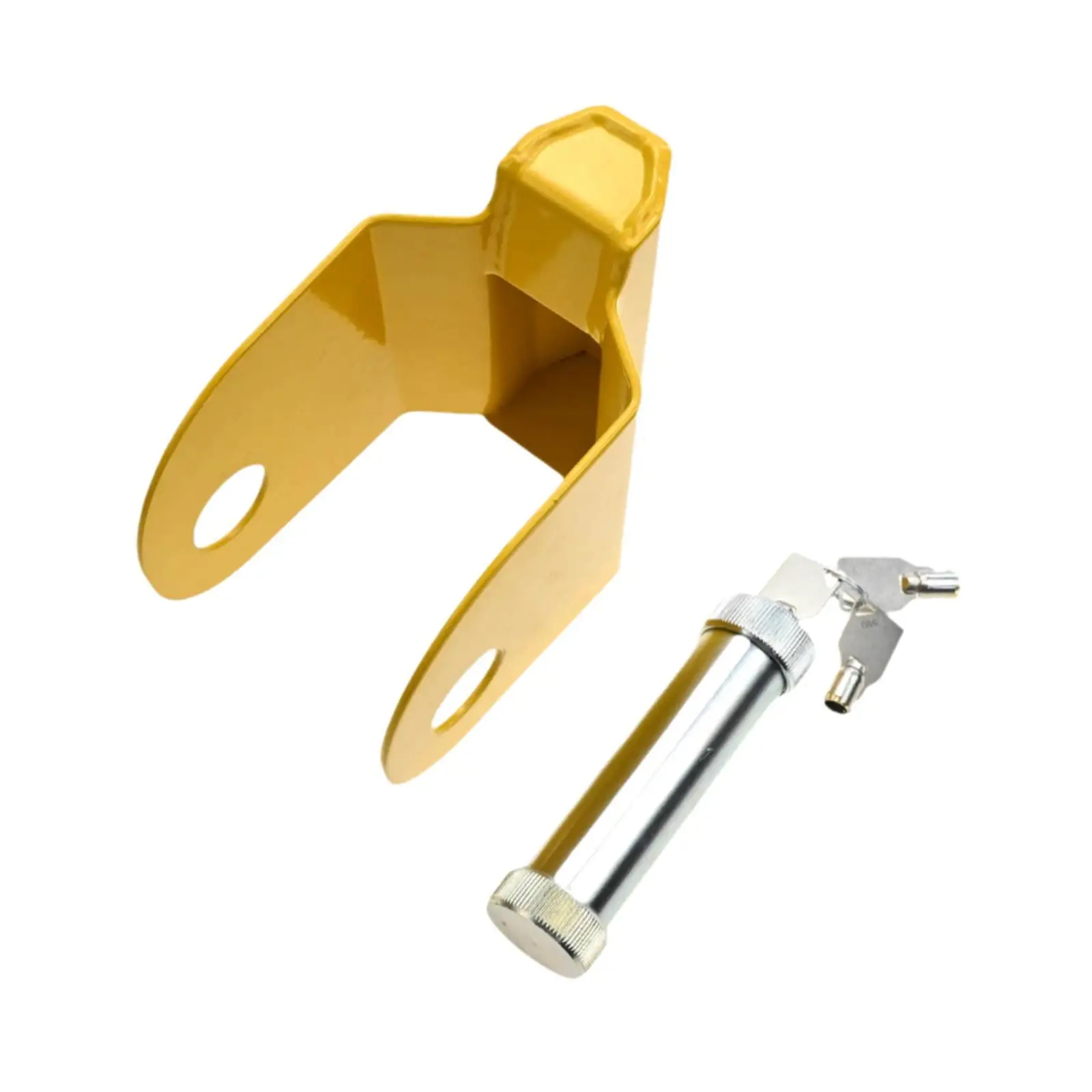 

Metal Trailer Hitch Coupler Lock Set Adjustable Safety Lock Pin Anti Theft Security for Enclosed RV Travel Trailer