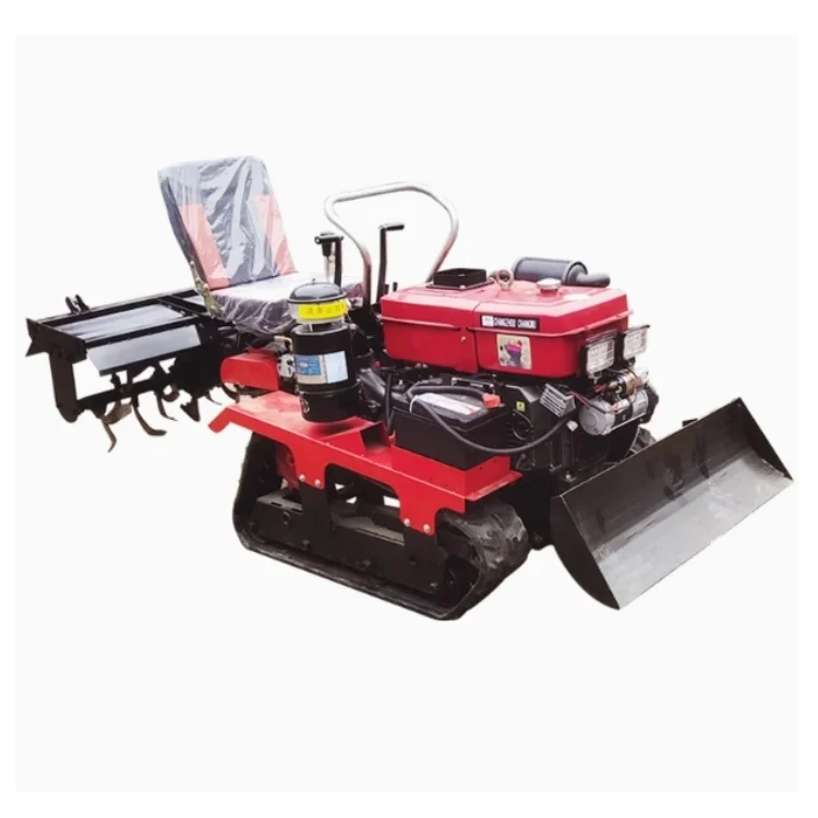 محرك الديزل الزاحف نوع ميني حديقة الحراثة الدوارة المزارع