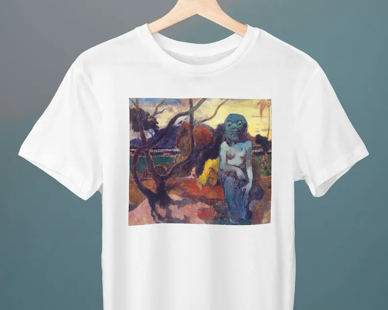 

Idol, Paul Gauguin Painting, Unisex T-Shirt, Art T-Shirt, Gift for Her, Cloisonnism, Gift for Him, Art Lover Gift