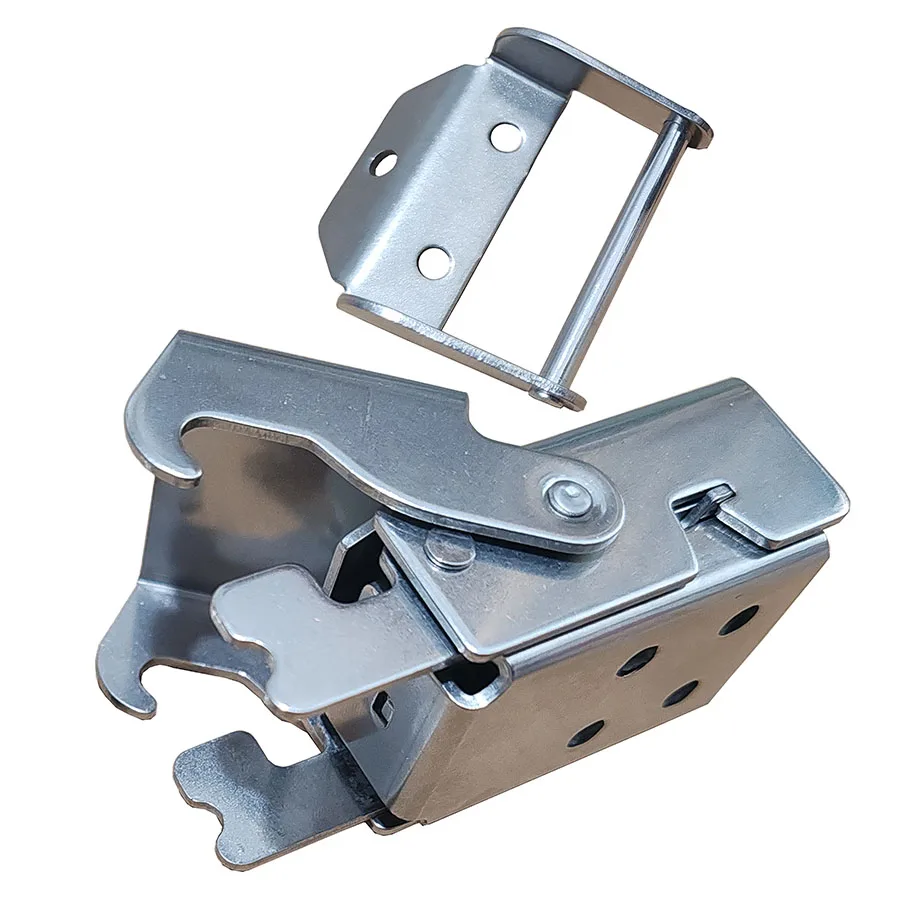 Stainless Steel Side Box Lock Tool Case Bag Hardware Motorcycle Aluminum Alloy Trunk Toolcase Fixed Buckle DIY Handmade