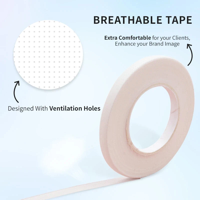 5/10/20pcs 4mm Larghezza Nastro di Estensione Ciglia Sotto Gli Occhi Toppe E Stemmi Traspirante Facile da Strappare Micropore Lash Nastri Trucco Strumenti di Bellezza