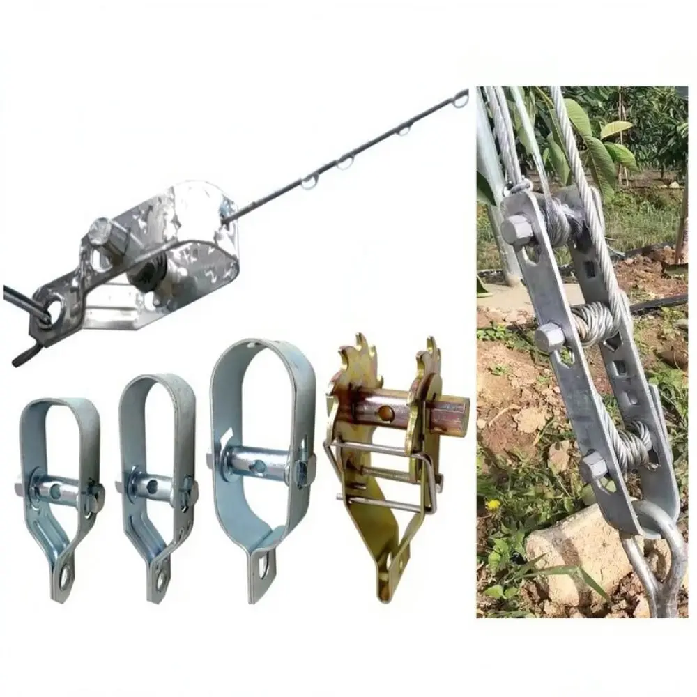 Steel Wire Tightener For Greenhouse Orchard Grape Trellis Support Galvanized Cable Tensioning Tool Durable Fixing Hardware