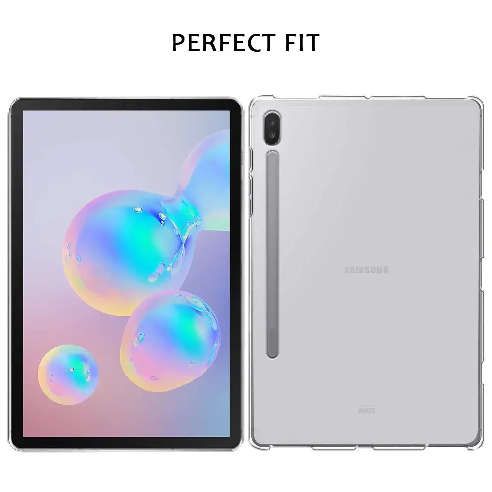 Case For Samsung Galaxy Tab S7/S8/S9 11 in for S6 Lite 10.4 S7 FE S8 S9 Plus 12.4 S8 S9 Ultra 14.6 White fall proof Soft shell