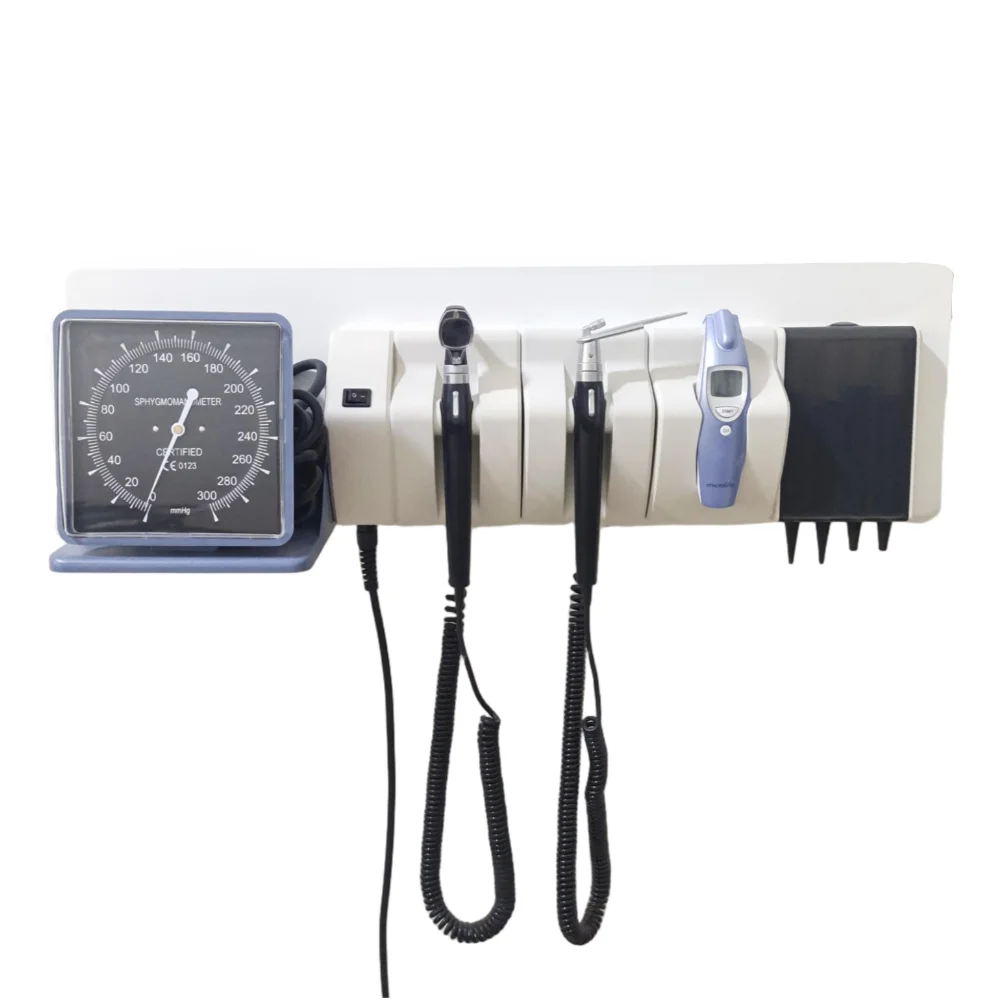 Portable Medical Fiber Optic Wall-Mounted Diagnostic Set Integrated Diagnostic Unit Visual Acuity Examination Apparatus for ENT