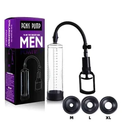 Penis Pomp Vacuum Pump Voor Penis vergroting Male Enhancement Big Erectie Cock Pomp Masturbator Penis Trainer sex toys for man