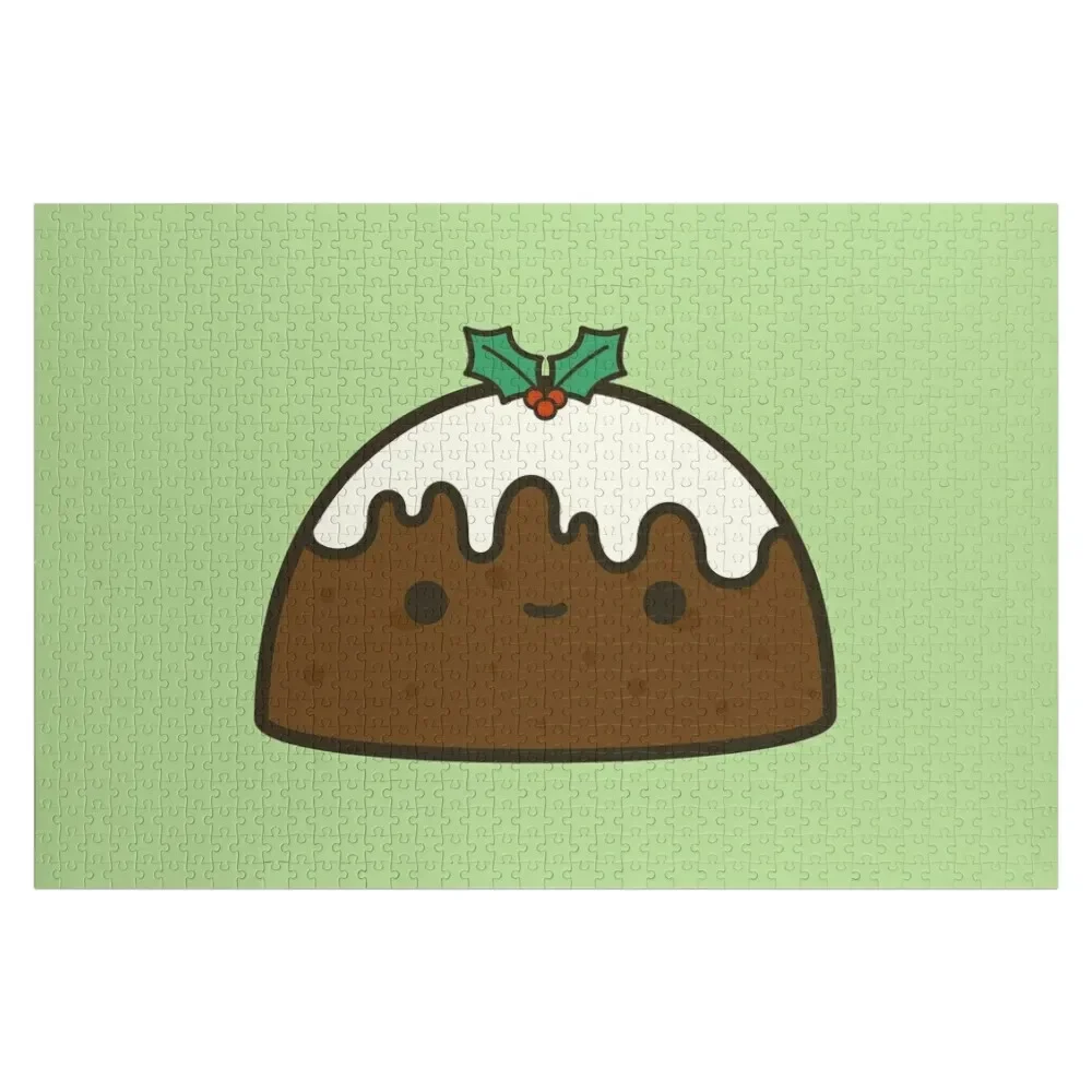 Cute Christmas pudding Jigsaw Puzzle Animal Wooden Decor Paintings Puzzle