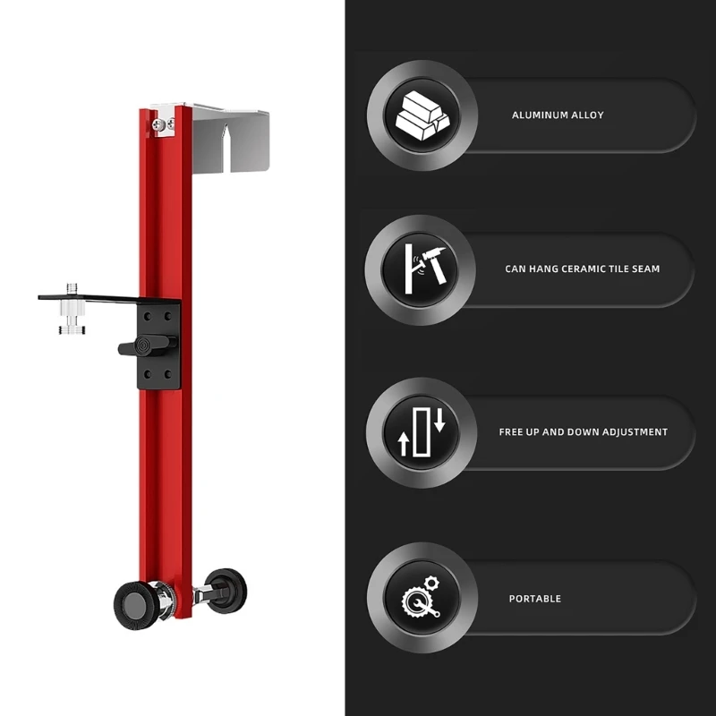 

Lasers Level Wall Mount Bracket Parts Multifunctional Easy to Install Aluminum Dropship