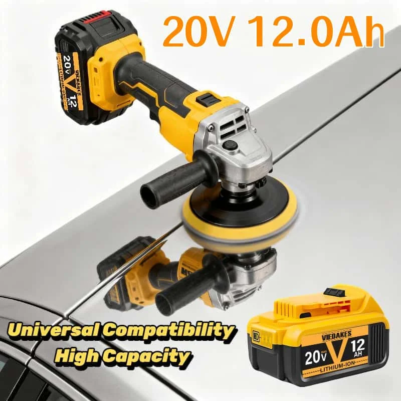 

Hot sale! 20V 12.0Ah Battery for DEWALT - Works with Drills/Grinders/Wrenches, High-Capacity for DIY & Commercial Projects