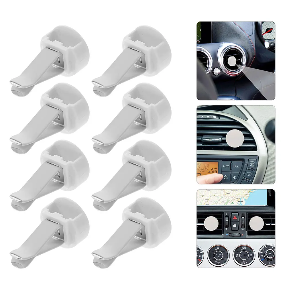 

50pcs Freshener Clips Sturdy Metal Clip For Car Air Outlet Fragrance Durable Clips For Freshies Vehicle Air Freshener Vent Clamp