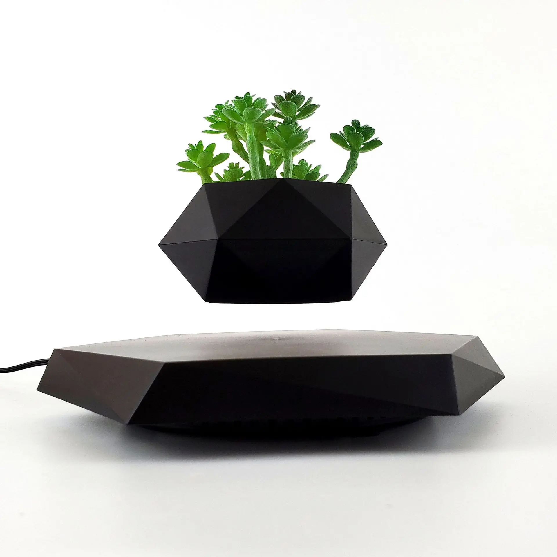 KJ Fashion Potted Plants Maglev Potted Plants Wholesale Processing Office Living Room Desktop Creative Ornament