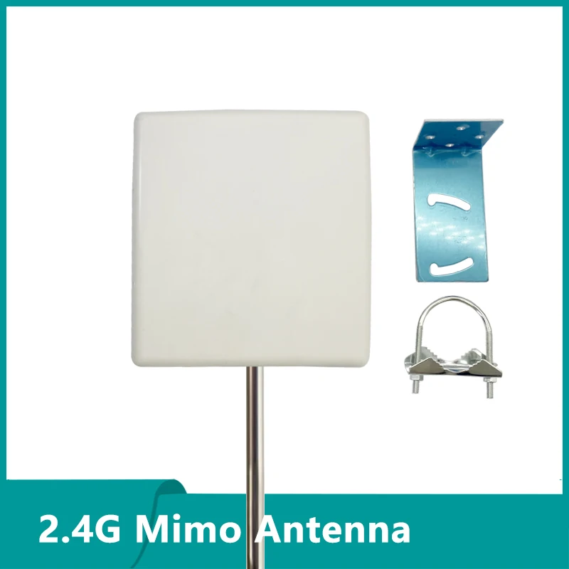 Directional 2.4G Wifi Mimo Antenna Vertical Polarization 2400~2500MHz 14dBi Panel Lora Antenna N Female