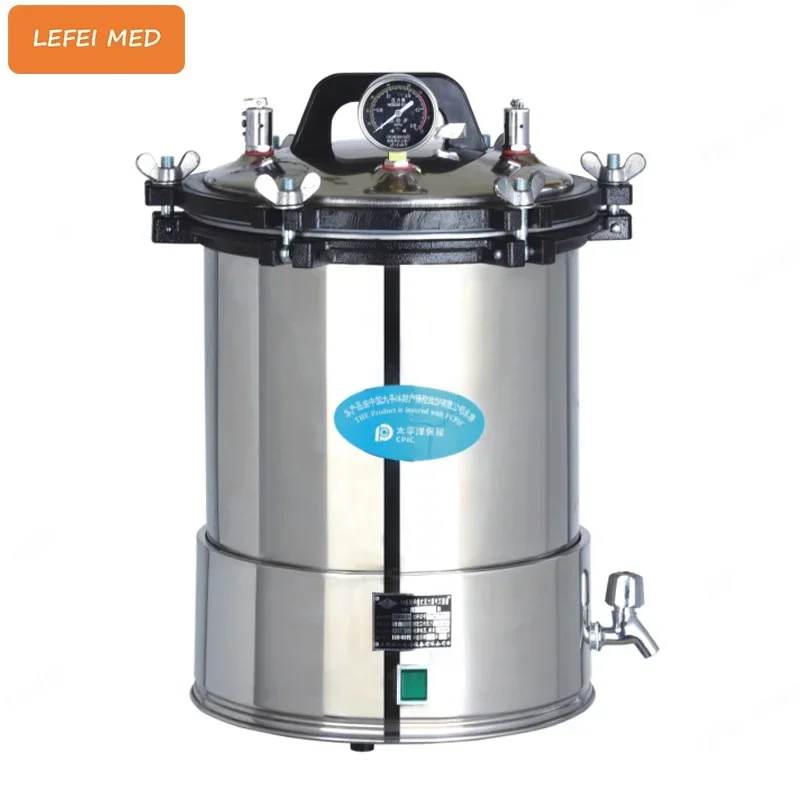2025/New Medical Class steam sterilizers autoclaves Steel Steam autoclave steriliser autoclave 24 liter