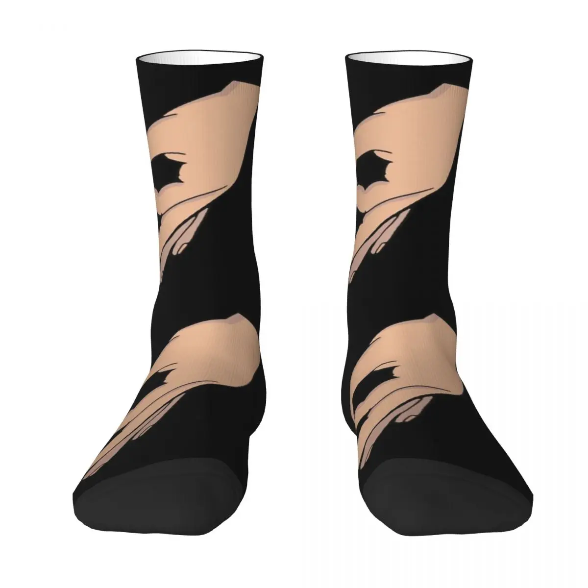 

Circle Game Hand Gotcha Meme Made You Look Socks Harajuku High Quality Stockings All Season Long Socks Accessories