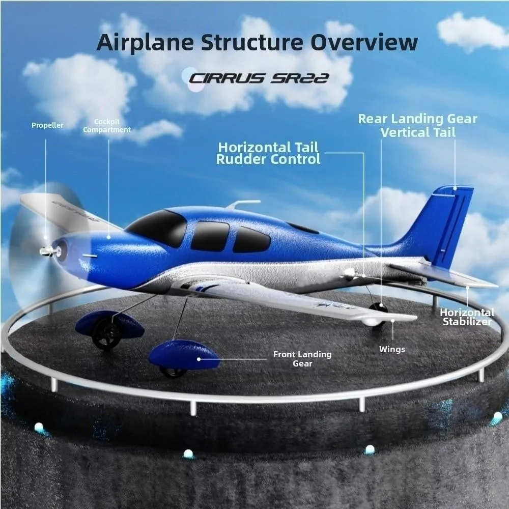 EVA/foam Remote Controlled Aircraft 4-channel 10Styles QIDI580 Stunt RC Glider Plane 4CH 2.4G Remote Control Brushless
