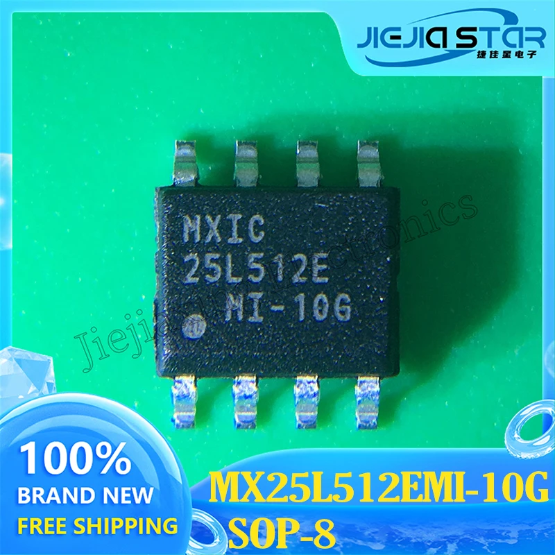 MX25L512EMI-10G 25 l512e SOP-8 ani układ pamięci FLASH 100% zupełnie nowy w elektronice