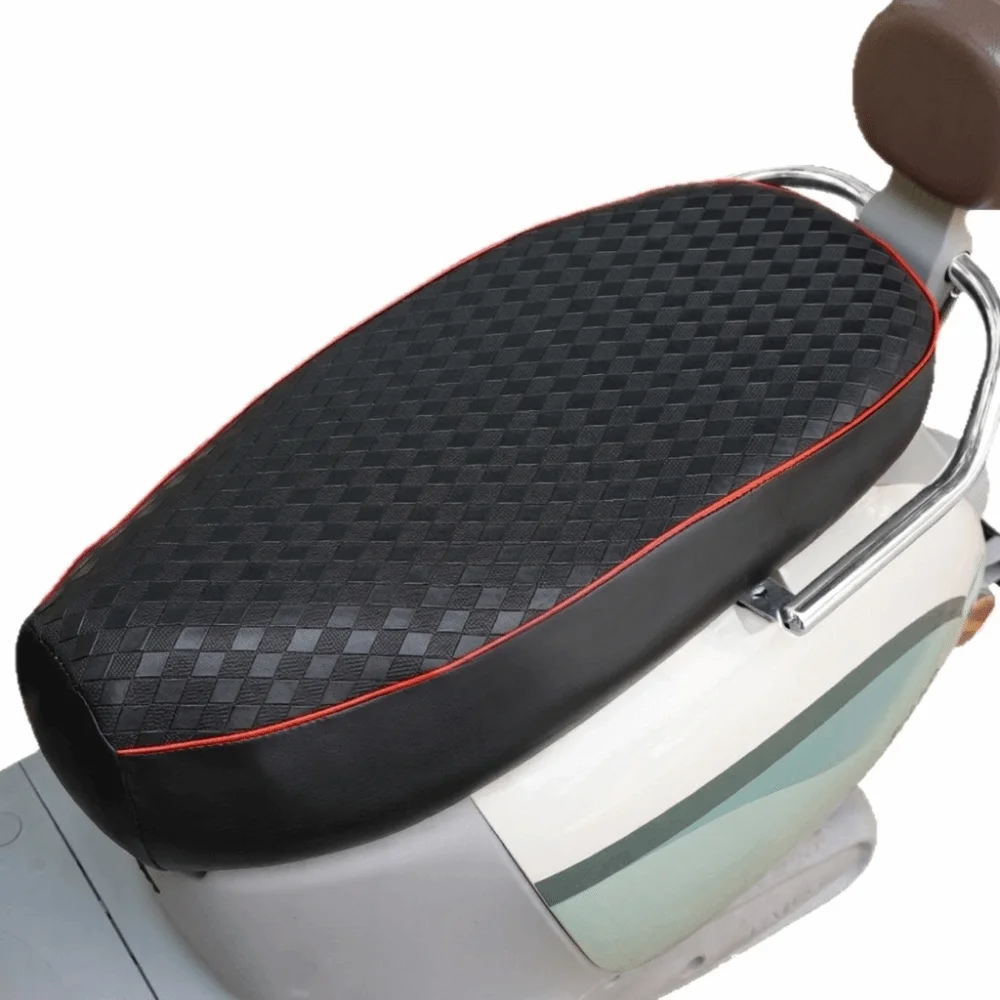 Waterproof Motorcycle Seat Cover Wear Resistant Sunproof Electric Bike Seat Cover Non-Slip Easy to Clean Seat Cushion Cover