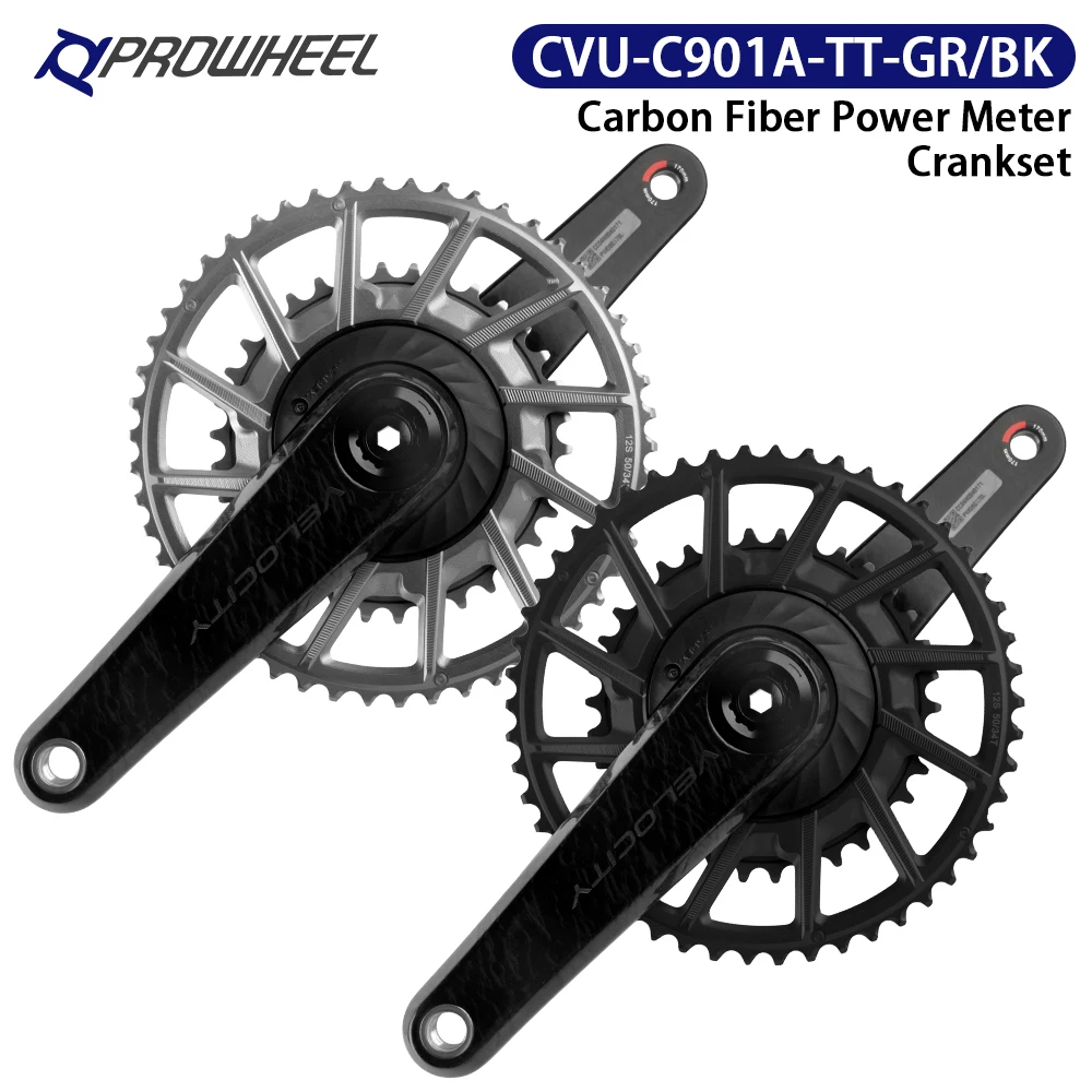 Prowheel الطريق دراجة ألياف الكربون كرانسيت CVU-C901A-TT 165 170 172.5 175 مللي متر دراجة ضرس 50T 34T سرعة الدراجة الدراجات أجزاء #1