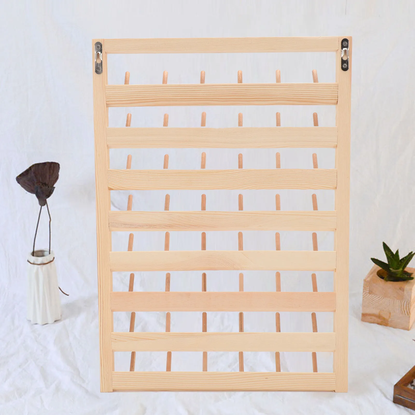 48 Spulen Faden gestell Wand montage DIY umwelt freundliche Stickerei Spulen faden Organizer für Haushalts nähen
