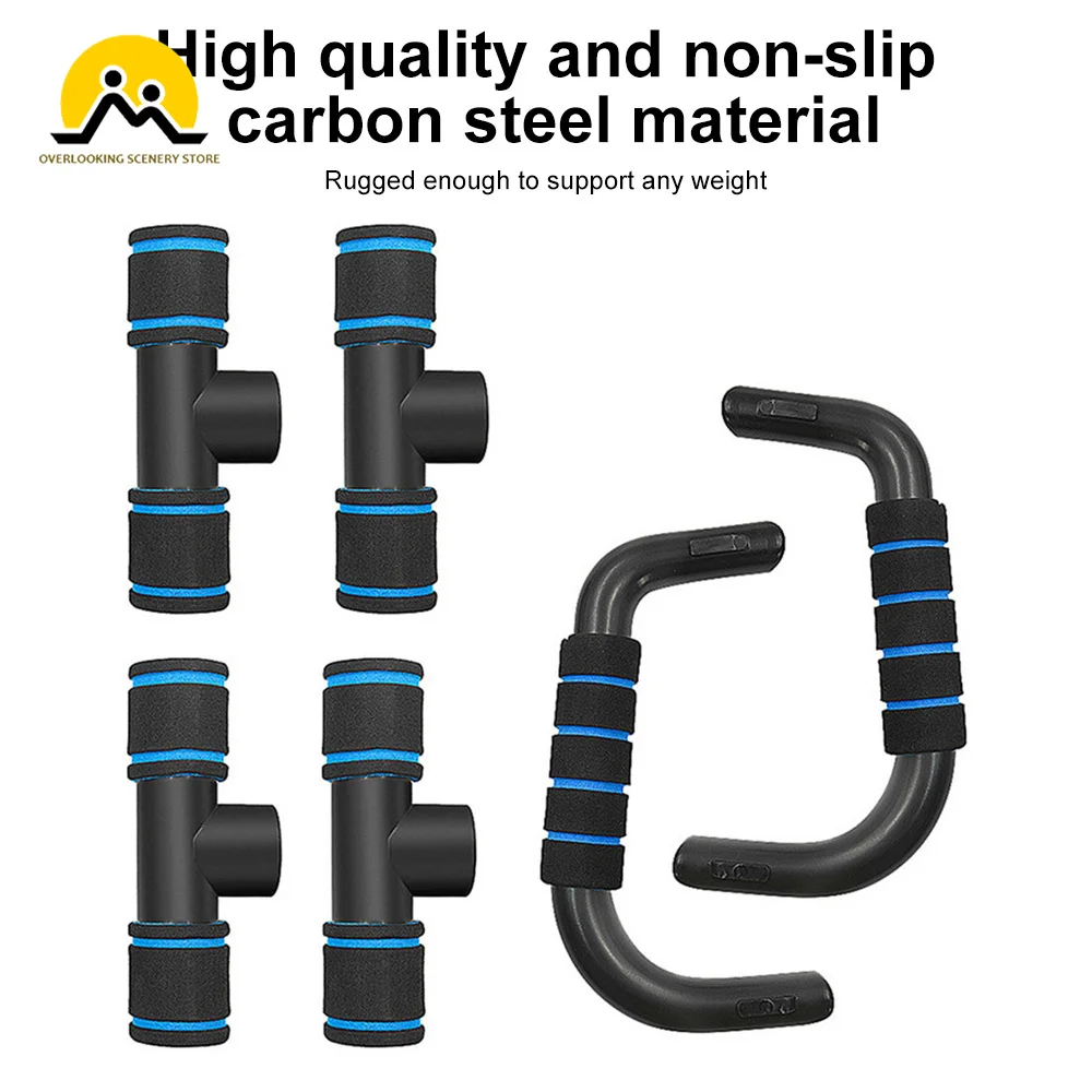 1 Pair Non-slip Push Up Stand Home Fitness Power Rack Gym Handles Pushup Bars Exercise Arm Chest Muscle Training Push Up Racks