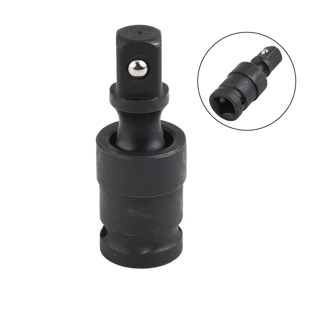 1pc Socket Electric Wrench Universal-Joint Adapter 1/2inc Socket Adapter For Electric Pneumatic Polishing Tools 360deg 70x12.5mm