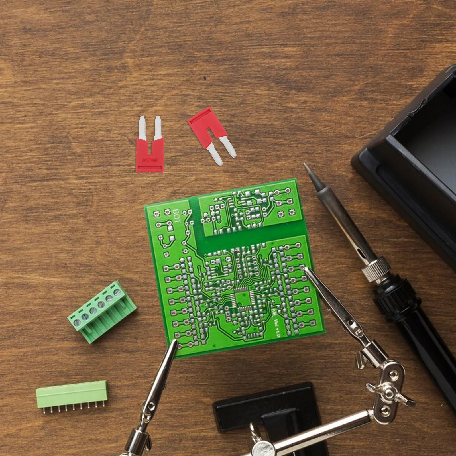 

2pcs Copper Spring Terminal Connectors Rail Type Heavy Duty Din Mount Block Push-In Wire Connector Kit For Electrical