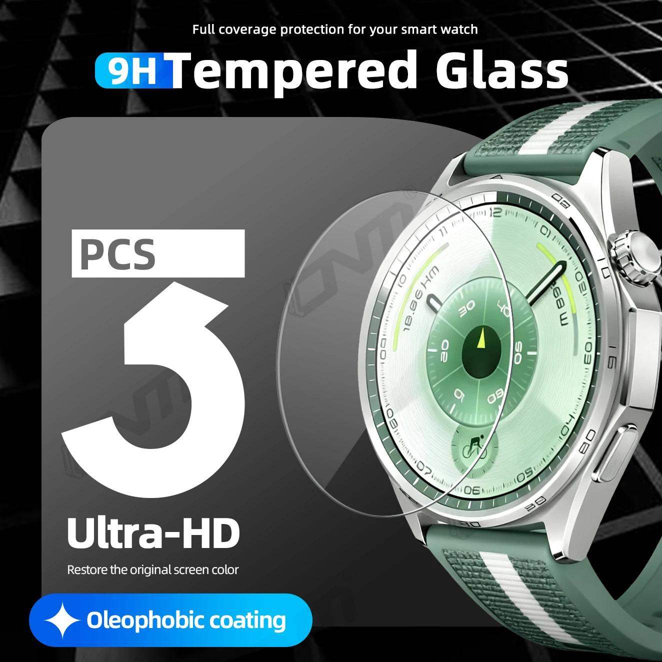 9H gehärtetes Glas für Huawei Watch GT 6 Pro 46 mm 41 mm, Premium-Displayschutzfolie, langlebige HD-Anti-Kratz-Folie für GT6-Zubehör