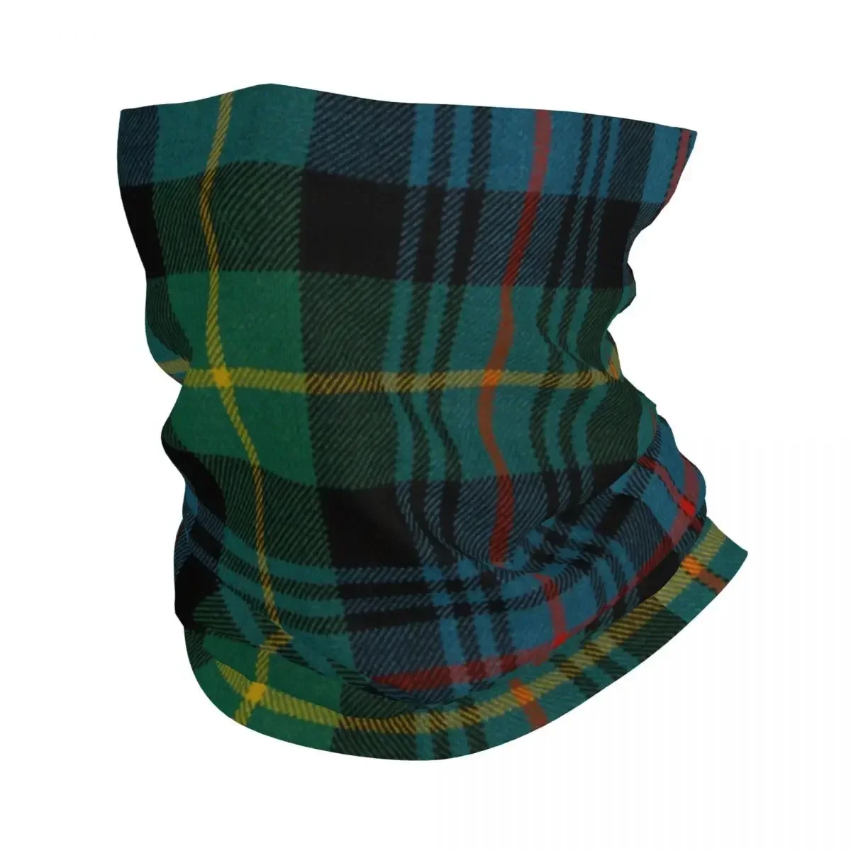 

Fashion Green Tartan Plaid Bandana Neck Gaiter UV Protection Face Scarf Cover Men Women Gingham Headband Tube Balaclava