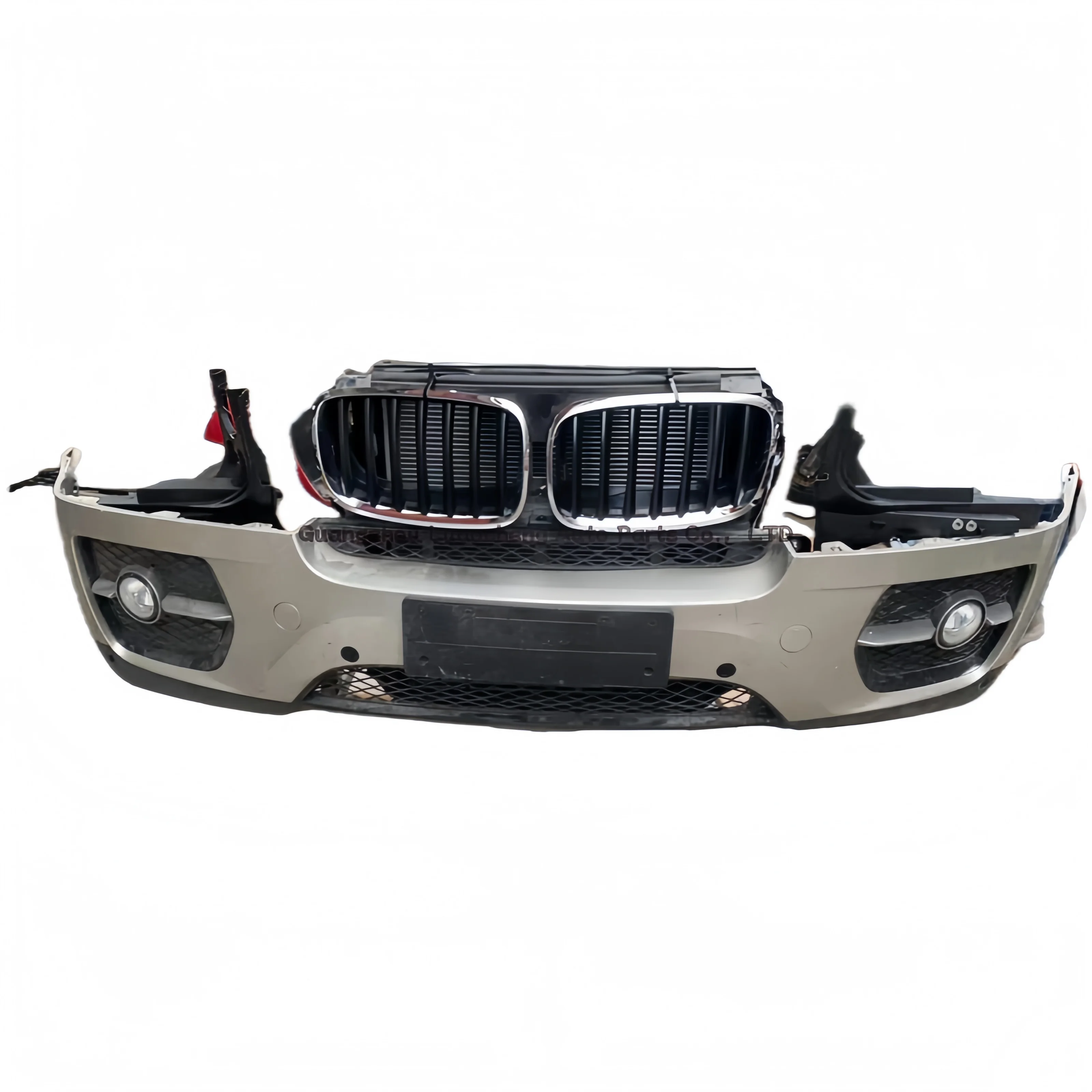 For X6 E71 E72 Front Bumper Car Body Kit with Headlight Front Nozzle Assembly