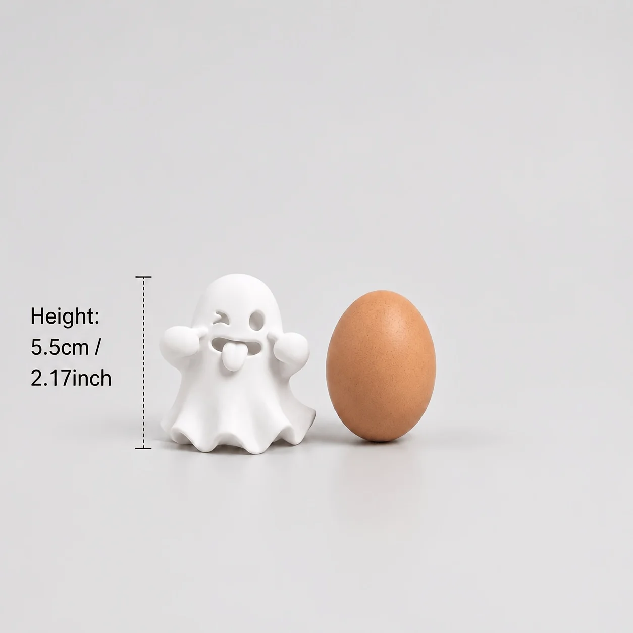 2er-Pack verspielte und niedliche Geisterfiguren, kreative Halloween-Dekorationen, heilende Mini-Ornamente, geeignet für die Dekoration von Home-Office-Schreibtischen, tolles Weihnachtsgeschenk – Detail 7