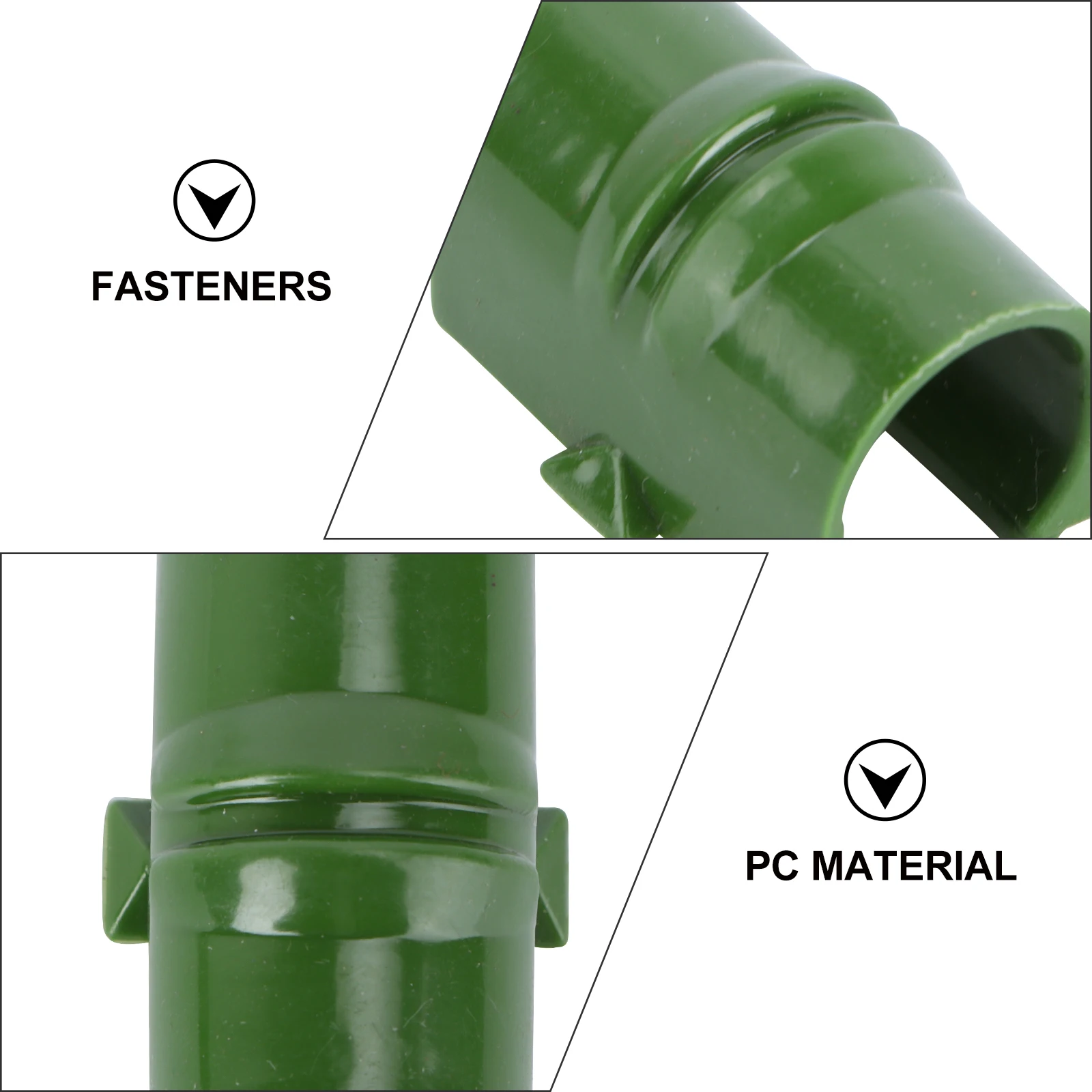 

20 Pcs Pressing Buckle Connector Clip for Greenhouse Film Shade Net Durable High Strength Plant Culture Seedling Fixing Steel
