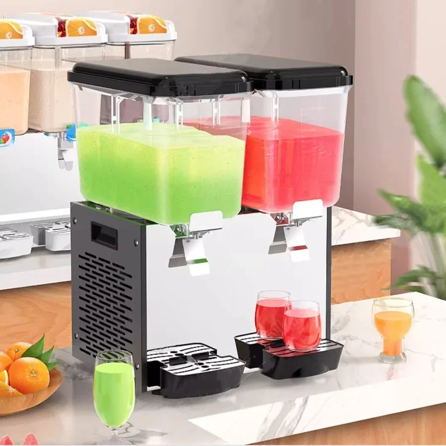 

22L*2 Automatic 2 Tanks Cold Drink Juice Dispenser Machine / Beverage Dispenser / Juice Machine