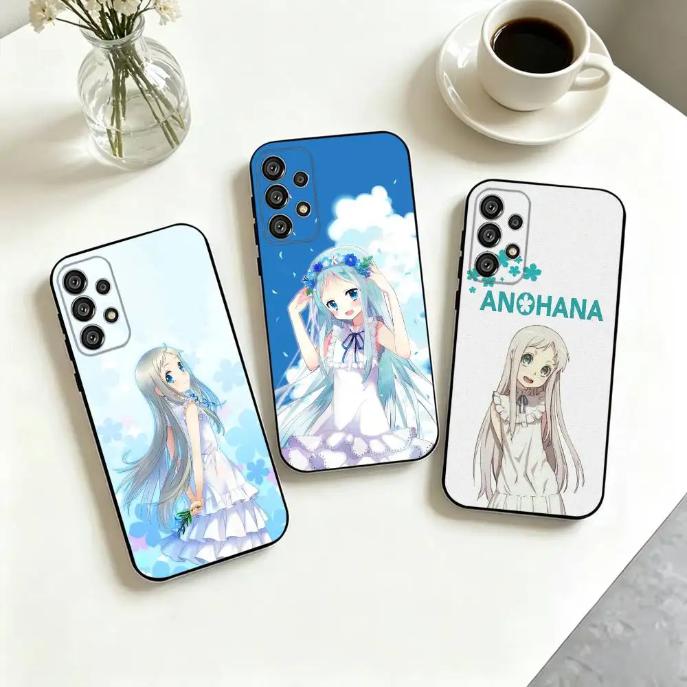 A-Anohana M-Menma  Phone Case For Samsung S25,S24,S21,S22,S23,S30,Ultra,S20,Plus,Fe,Lite,Note,10,Black Cover