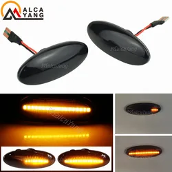For Nissan X-trail Qashqai J10 Cube Juke Leaf Micra Micra K13 Note E11 Car Side Marker Light Dynamic LED Turn Signal Lamp