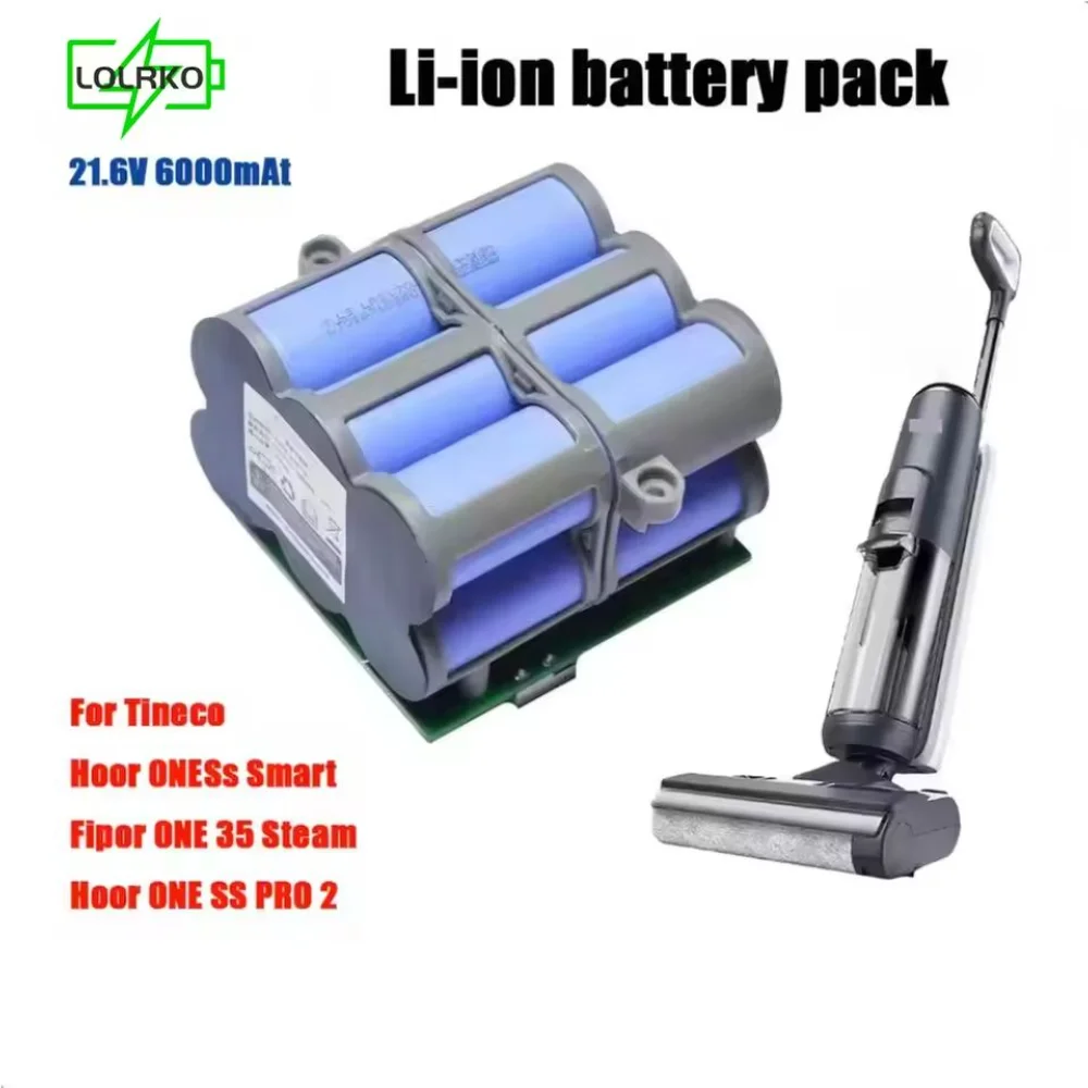 

21.6V Para Tineco Floor ONE S5 PRO 2/S5 Smart/Steam accesorios para lavadora de suelo inalámbrica batería de iones de litio