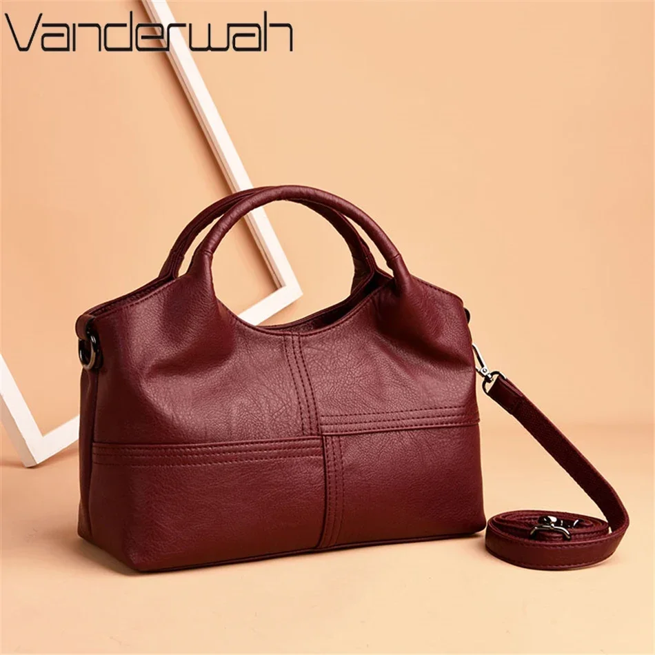 Genuine Brand Handbags Soft Leather High Quality Women Bag 2023 Small Casual Female Messenger Shoulder Bag Ladies Crossbody Bag