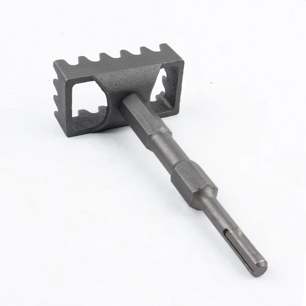 86-type Wire Box Socket Puncher, 2-In-1 Electrician Slotting Tool, For Electric Hammer/Electric Pick, Home Square Hole Opener