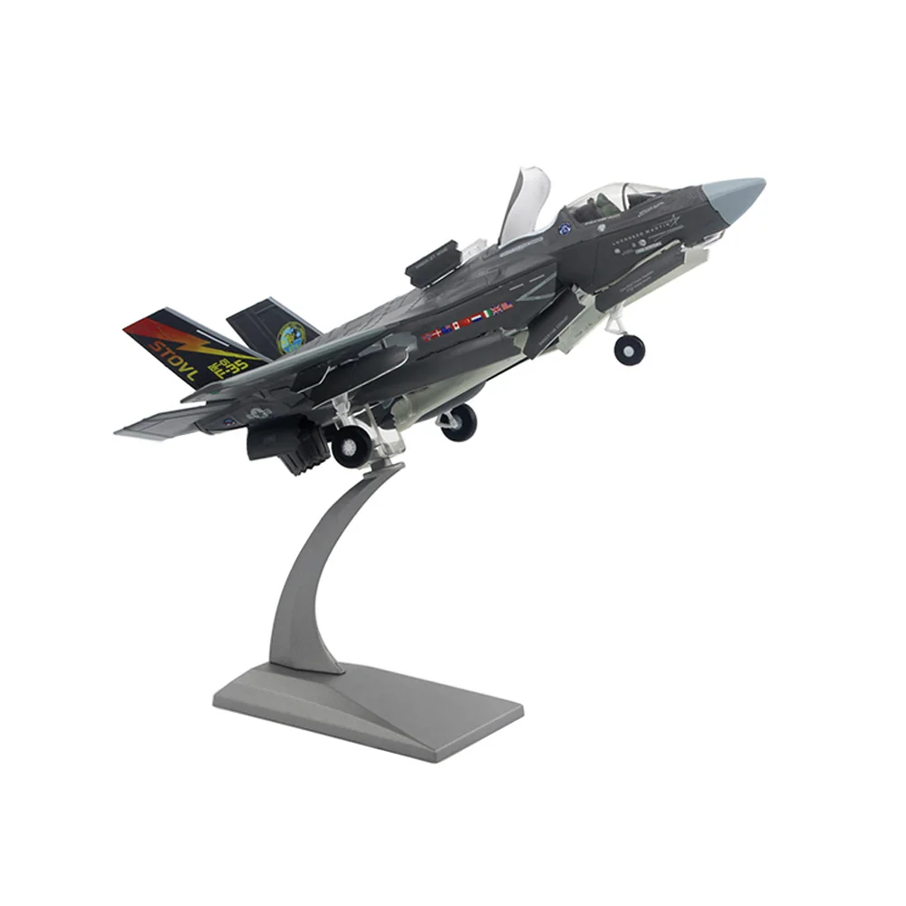 Exército dos EUA F-35 F-35B F35, Relâmpago II, Joint Strike, Jet Fighter, Diecast Metal Plane, Modelo de Aeronave, Brinquedo Infantil, Escala 1:72