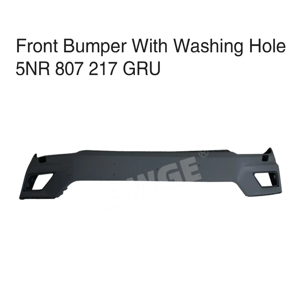 5NR 807 217 GRU Front Bumper With Washing Hole For TIGUAN 2015 Front Bumper Without Washing Hole