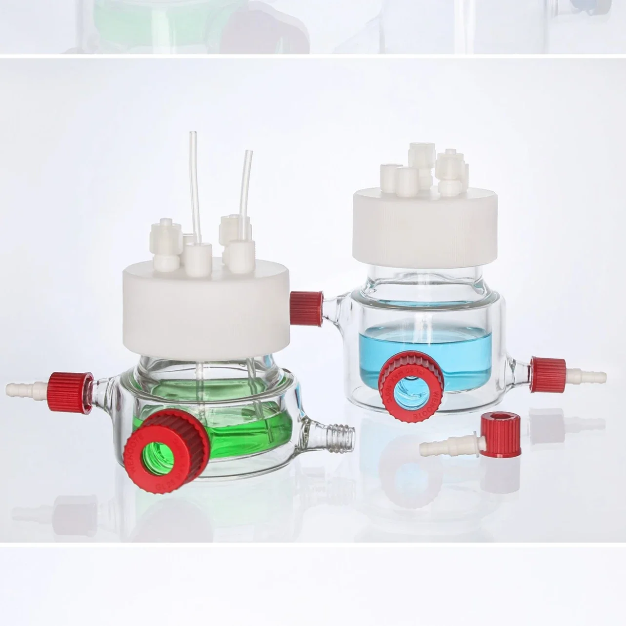 Single/Double Layer Jacket Water Bath Glass Electrolytic Cell (No Electrodes)