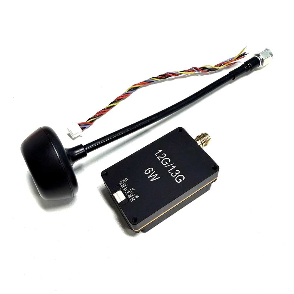 1.2GHZ 1.3GHZ 6W VTX FPV Rush VTX Analog Long Range Video Transmitter Transmission For RC Drone Parts UAV Accessories Factory