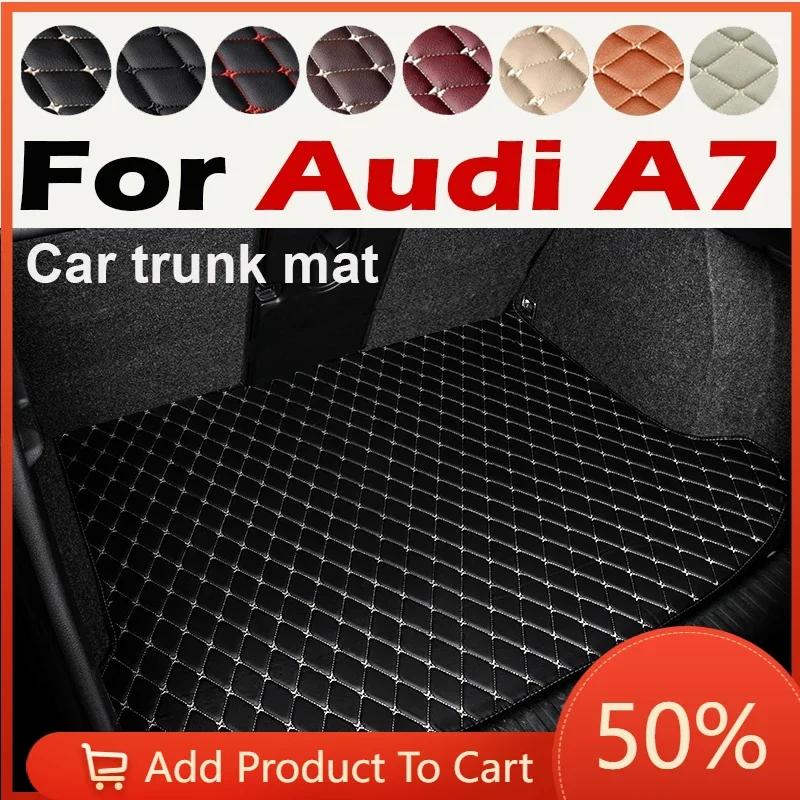 Car trunk mat for Audi A7 2012 2013 2014 2015 2016 2017 2018 cargo liner carpet interior accessories cover