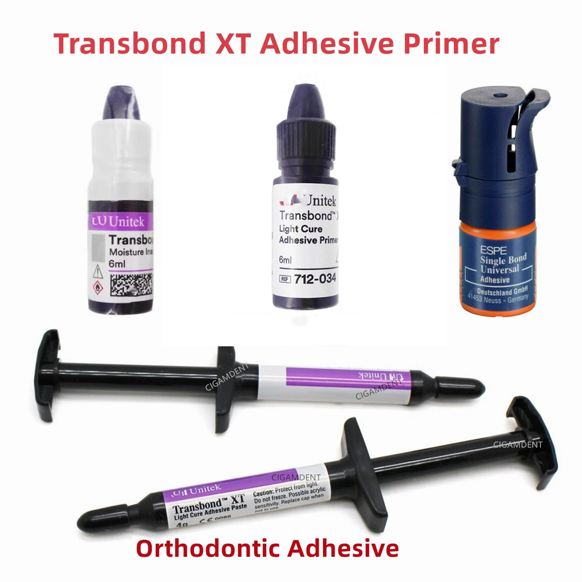 Transbond XT Primer Dental Ortho Adhesive Kit Light-Cure Bond Teeth Glue For Bracket Brace Porcelain Veneer Bonding