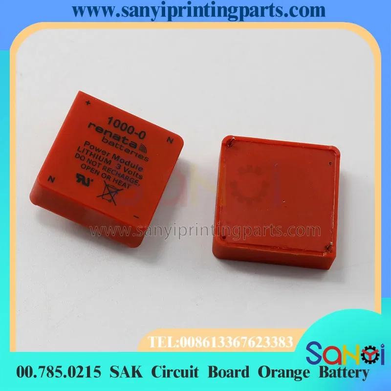 

Best Quality 00.785.0215 SAK Circuit Board Orange Battery 1000-0 For Heidelberg Printing Machine Parts