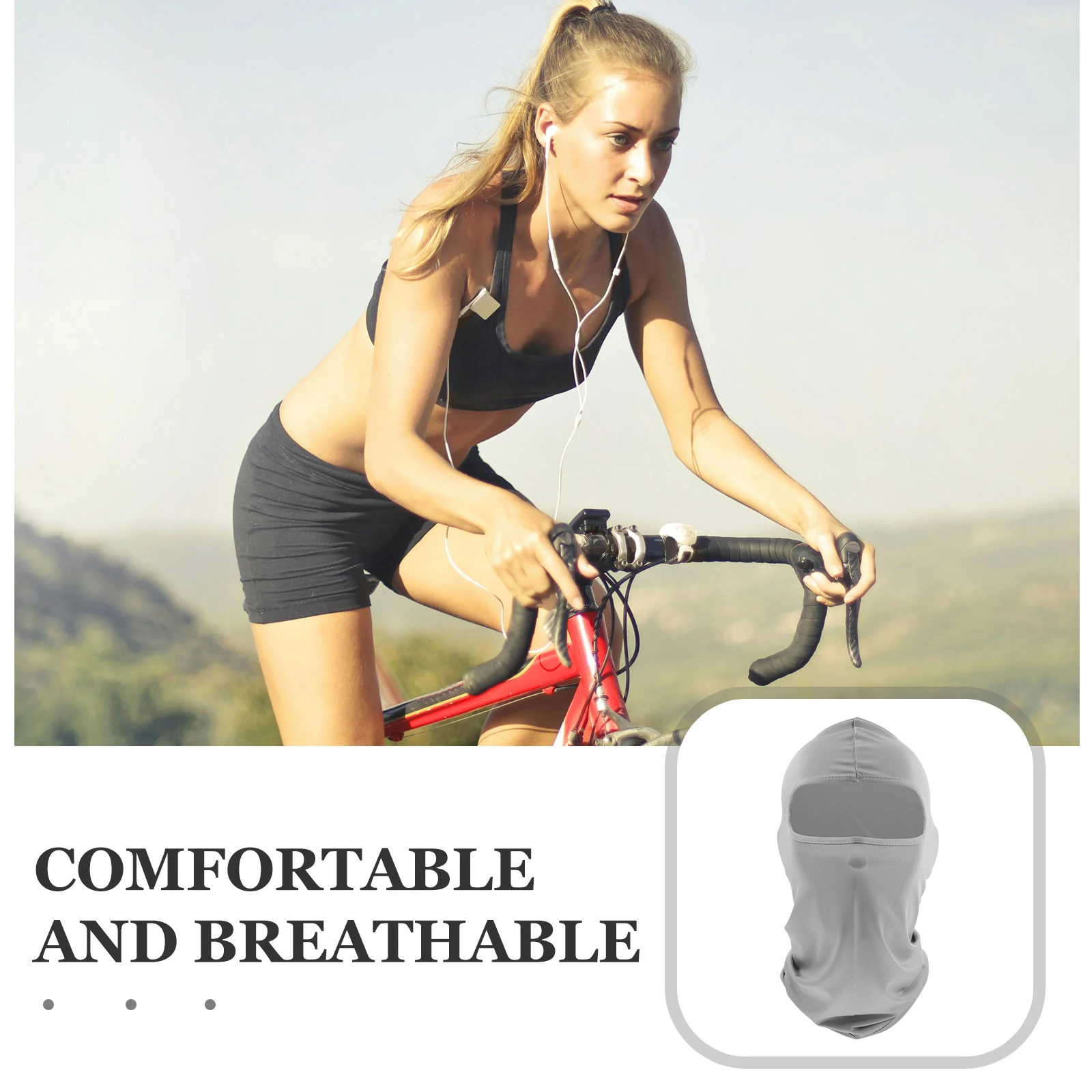 

Sun Protection Headgear Motorcycle Riding Balaclava UV Mask Ski Face Cover Neck Gaiter Summer Sports Bike Cycling Windproof