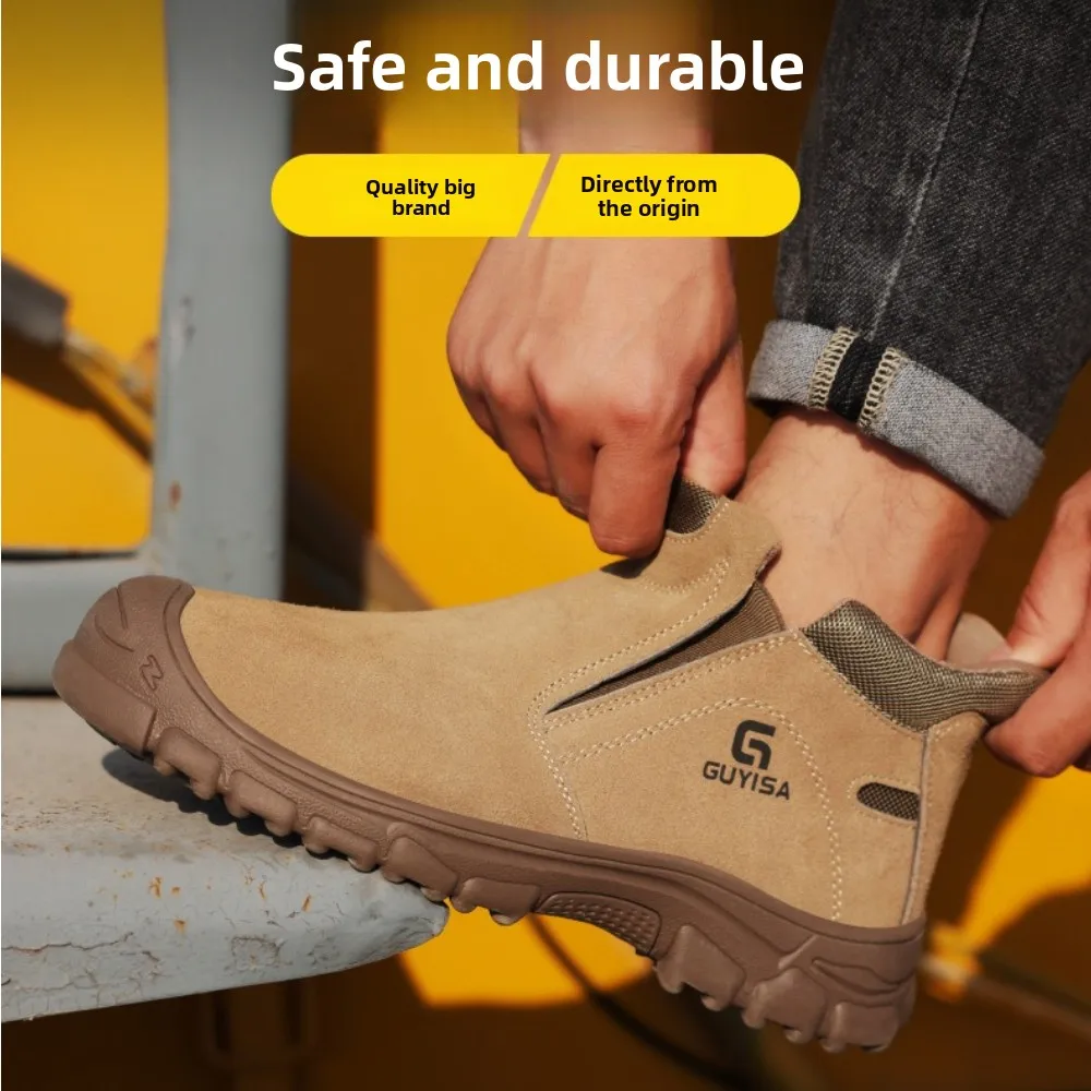 labor-insurance-shoes-four-seasons-men's-anti-piercing-and-anti-smashing-steel-head-safety-construction-site-wholesale-fireproof